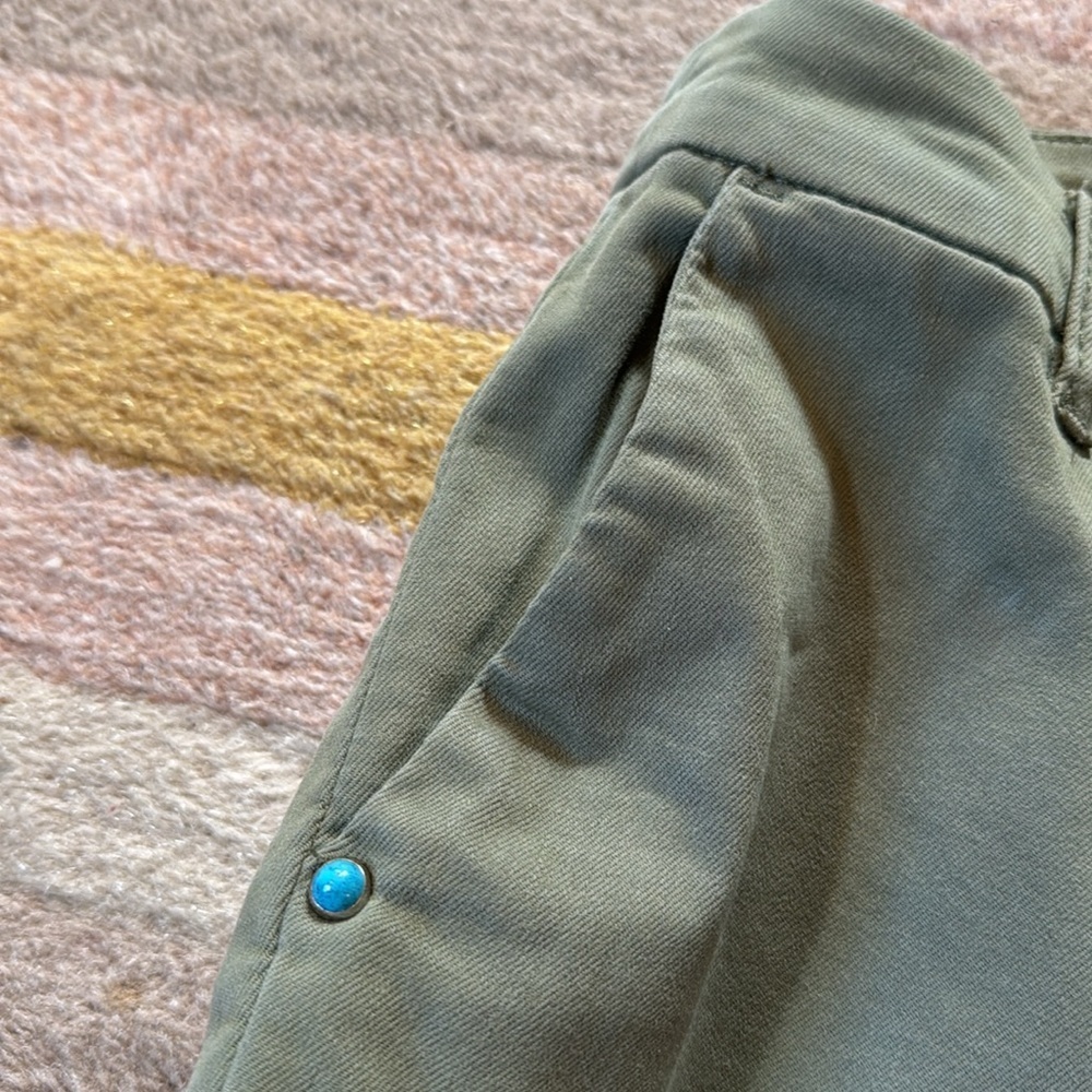 NWT KUT from the kloth thora slash pocket Bermuda short green size 6 - Picture 11 of 15